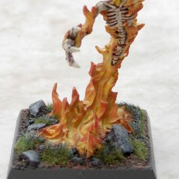Fire Elemental Daemon (Repost) by Temperance