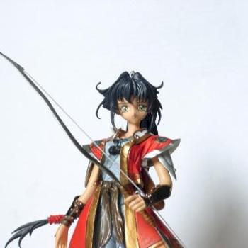 1/8 Frau mit Bogen by Raya