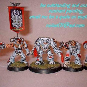 space wolf blood claw squad 02 by neil thomas