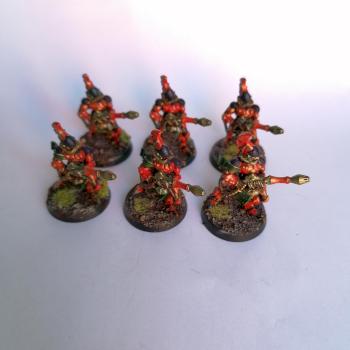 Eldar Fire Dragon Aspect Warriors by Candlewhisper