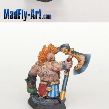 Dwarf Wild Chieftain #2 by MadFlyArtStudio