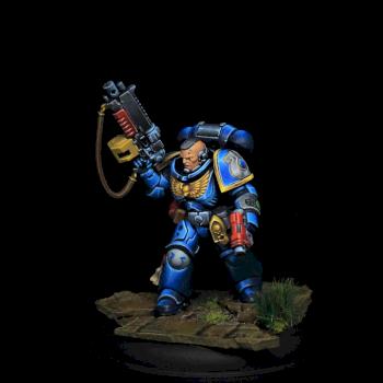 Ruin explorer(WH40K primaris marine lieutenant) by Guaboa
