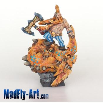 Dwarf Wild Chieftain #3 by MadFlyArtStudio