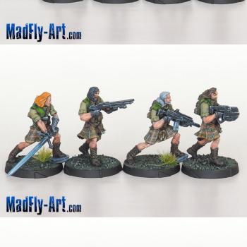 45th Highlander Rifles by MadFlyArtStudio