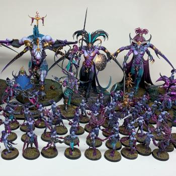 Slaanesh Daemons 40k by NerdAlert