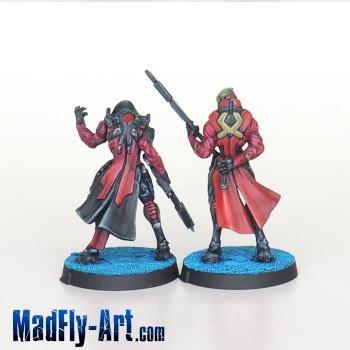 Shrouded and Mentor by MadFlyArtStudio