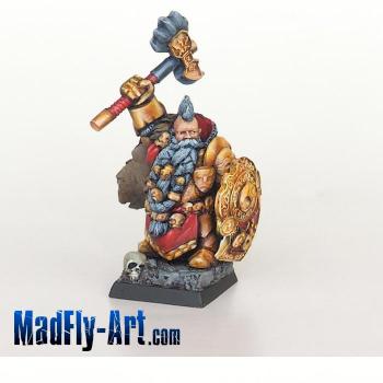 Dwarf Lord Steelbane by MadFlyArtStudio