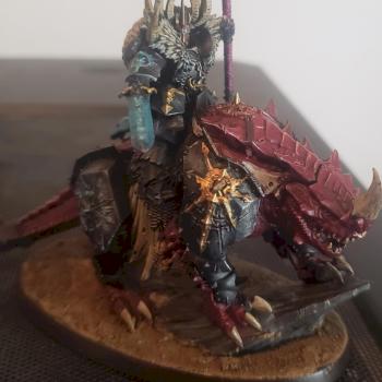 Chaos lord on karkadrak by Jcd_bionicman