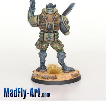 Devil Dog Teams, 2nd Assault Bat. Of The USAMC, Devil Dog by MadFlyArtStudio