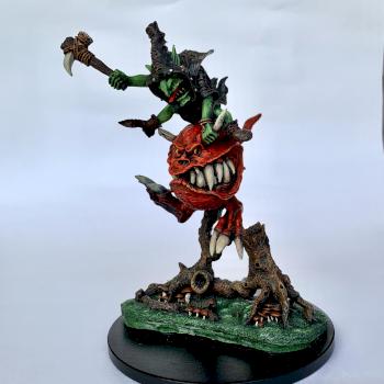 Goblin squig rider by Old Dwarf
