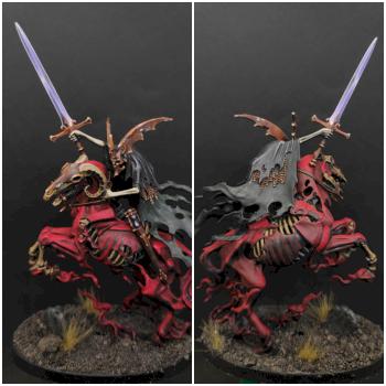 knight of shrouds on ethereal steed by tasanhalas