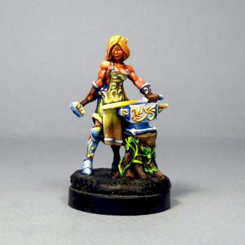 Female Elf Blacksmith by Artufactory Baka