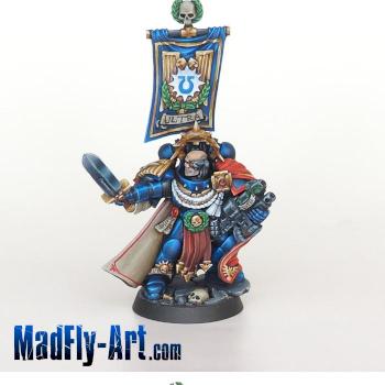 Ultramarines Captain by MadFlyArtStudio