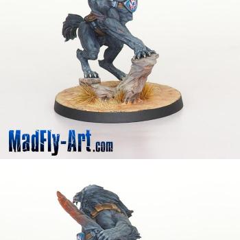 Devil Dog Teams, 2nd Assault Bat. Of The USAMC, K-9 Antipode by MadFlyArtStudio