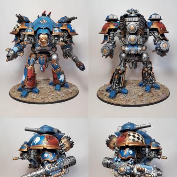 Imperial Knight Castellan of House Terryn by clep