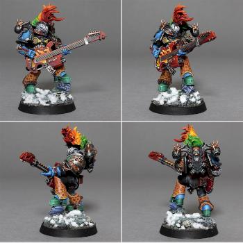Special Edition Noise Marine II, two ShapeWays 3d-printed icons by castlebrush