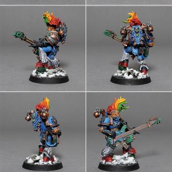 Special Edition Noise Marine, two ShapeWays 3d-printed by castlebrush