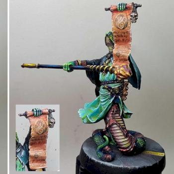 Mierce Miniatures - Kthones - Svrill, Wielder of Kthone by gohkm