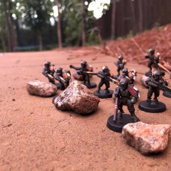 Tau Fire Warrior Squad by BrushHourStudio