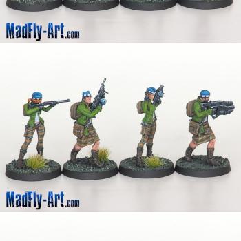 Caledonian Volunteers by MadFlyArtStudio