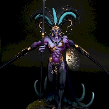 Shalaxi Hellbane Keeper of Secrets by NerdAlert
