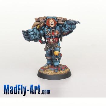Wolf Guard Battle Leader by MadFlyArtStudio