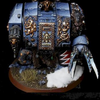 Bjorn the Fell-Handed Space Wolves Dreadnought by White Weasel Studio