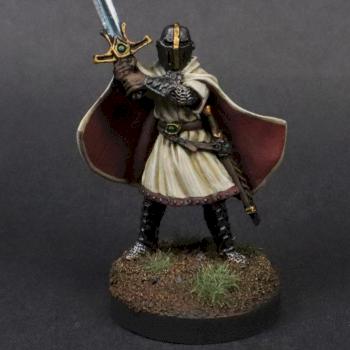 Reaper Miniatures PAINTED - KNIGHT TEMPLAR - 02188 (metal miniature) by mikecarrero