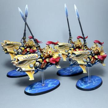 Adeptus Custodes Vertus Praetors by Artufactory Baka
