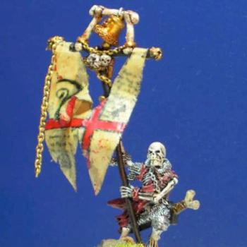 Skeleton Standard bearer by Rolachey