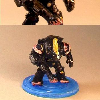 Slaanesh Terminator mit Sonic Blaster und Energie Faust Nr.2 by JomJabal