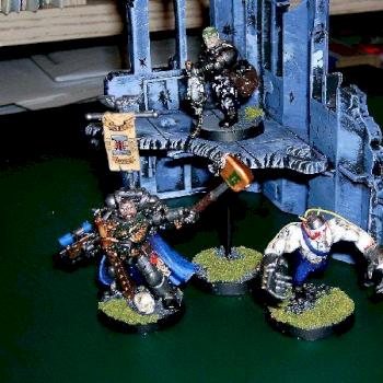 Inquisitor Joseph and retinue by sucellos