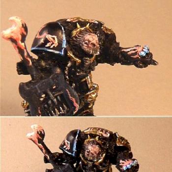 Slaanesh Terminator mit Sonic Blaster und Energie Faust by JomJabal