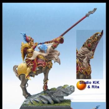 Musicien Lion sur destrier by Rita KiK