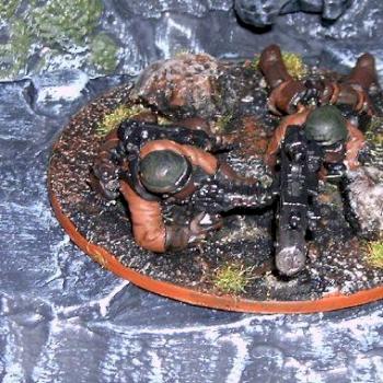 Armagedon Steel Legion Heavy Bolter Team by Snow man