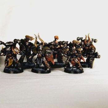 Chaos Space Marines by Cavepainter