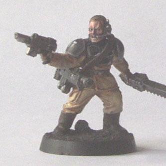 Cadian Sarge (Imperial Guard) by Silenoz