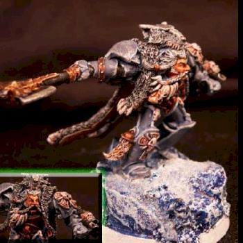 Logan Grimnar of the Space Wolves Chapter by VideoDrone
