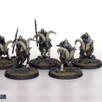 Iron Hills Goat Riders by MadFlyArtStudio
