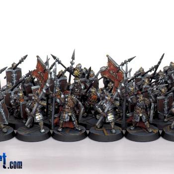 Iron Hills Dwarves with Spears by MadFlyArtStudio