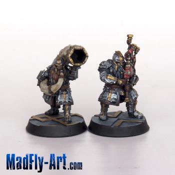 Dwarf Of Metal Mountain Musical Band by MadFlyArtStudio