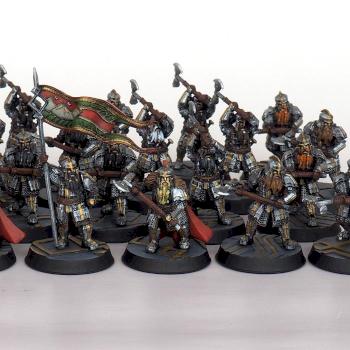 Iron Hills Dwarf Warriors with Mattocks by MadFlyArtStudio