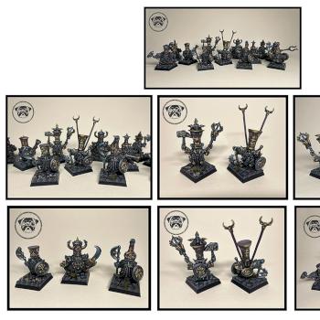 Chaos Dwarf Mordheim Warband 1 by Bleep Bloop