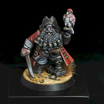 Dwarf Pirate Captain by Vocal