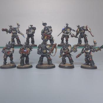 Deathwatch Decimus Kill Team 10 models by Painted in Ukraine