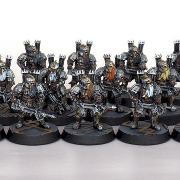 Iron Hills Dwarves With Crossbows by MadFlyArtStudio