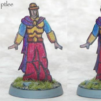 Stained Glass Golem by Temperance