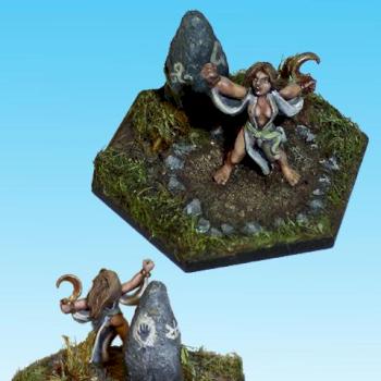 Druidesse elfe - Demonworld 15 mm by Alex P.