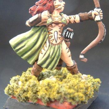 Tiger Tattoo Female Archer by shaggee