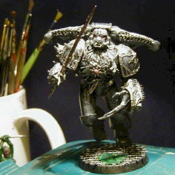 Inquisitor Scale Chaos Space Marine by Mandragore